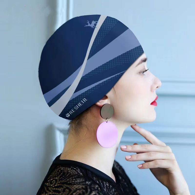 Aquatic Sports Cap - Fashion Silicone Swimming Cap for Women