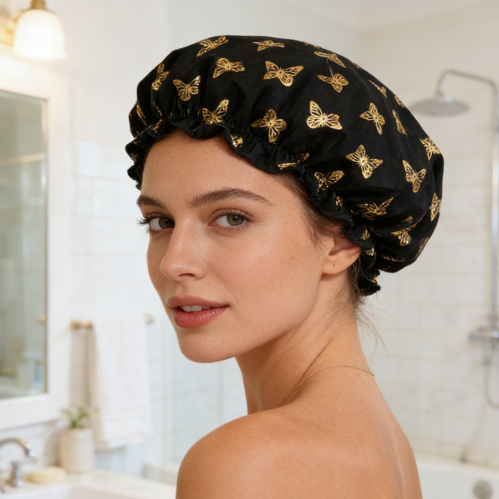 Women Waterproof Donut Shower  - Aquatic Sports Cap 리뷰 및 가격