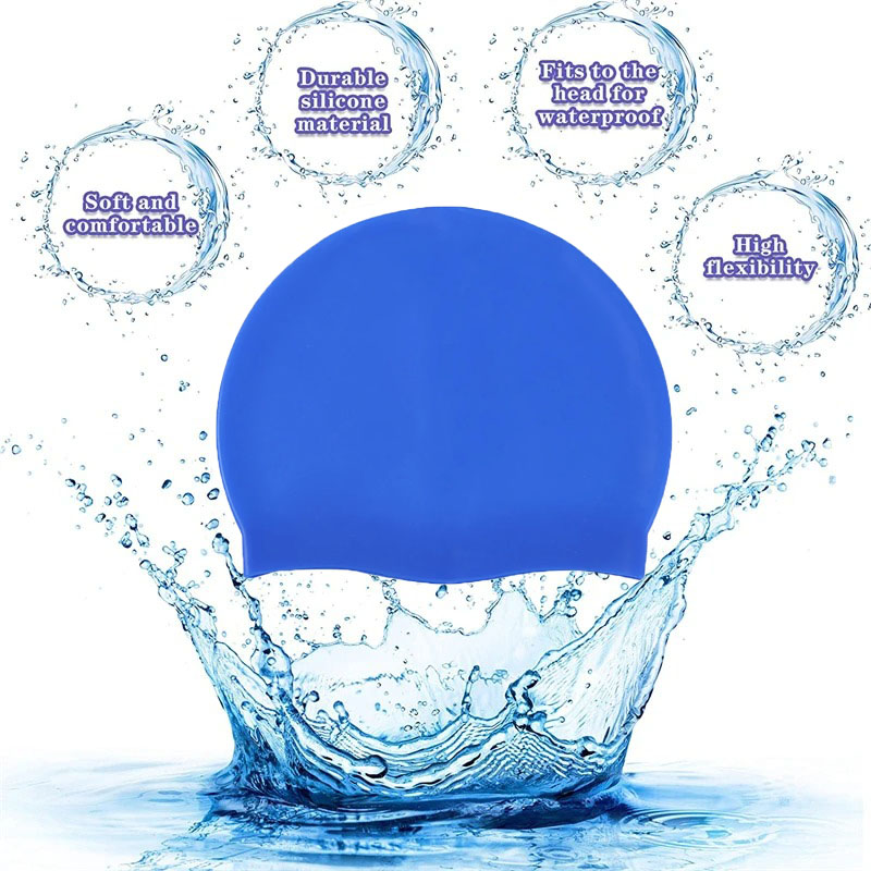 Waterproof Silicone Swim Caps  - Aquatic Sports Cap 리뷰 및 가격