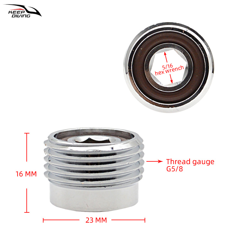 1Pcs DIN to Yoke Adapter Scuba - Aquatic Diving 리뷰 및 가격